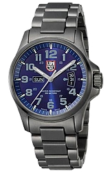 Luminox Atacama Field Day/Date Series Blue Dial, Steel Case & Bracelet, both Gun Metal PVD Plated (1824)