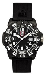 Luminox COLORMARK Navy Seals Dive Watch White Numerals with Blue & Green Tritium Design (3051)