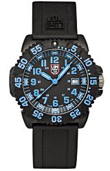 Luminox COLORMARK Navy Seals Dive Watch Blue Numerals and Blue Tritium Design (3053)