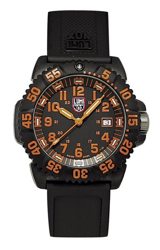 Luminox COLORMARK Navy Seals Dive Watch Orange Numerals and Orange Tritium Design (3059)
