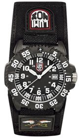 Luminox Navy Seals FASTSTRAP Dive Watches Black Dial, Larger EVO 45 mm Size (3951)