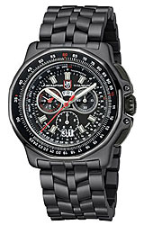 Luminox F-22 Raptor Flight Chronograph Black Dial, Pilot's Slide Rule Bezel, Ti Case and Bracelet (9272)