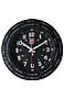 Luminox Tritium Travel Clock Black PVD Aluminum Case and Dial