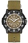 Traser Commander 100 Pro Black PVD Titanium White Tritium Illumination, Olive Dial & Nylon Strap