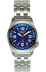 Torgoen Swiss Ladies T5 Zulu Time Blue Dial/Stainless Bracelet