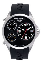 Torgoen Swiss T08 Triple Time Zone Pilot's Watch