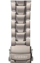 Traser Watchbands and Straps Titanium (Solid)  Bracelet with Locking Clasp