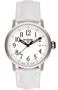 Traser Classic Basic Tritium Watch White Dial, White Leather Strap