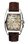 Tommy Bahama Islander Dual Time GMT Collection Dark Brown Strap
